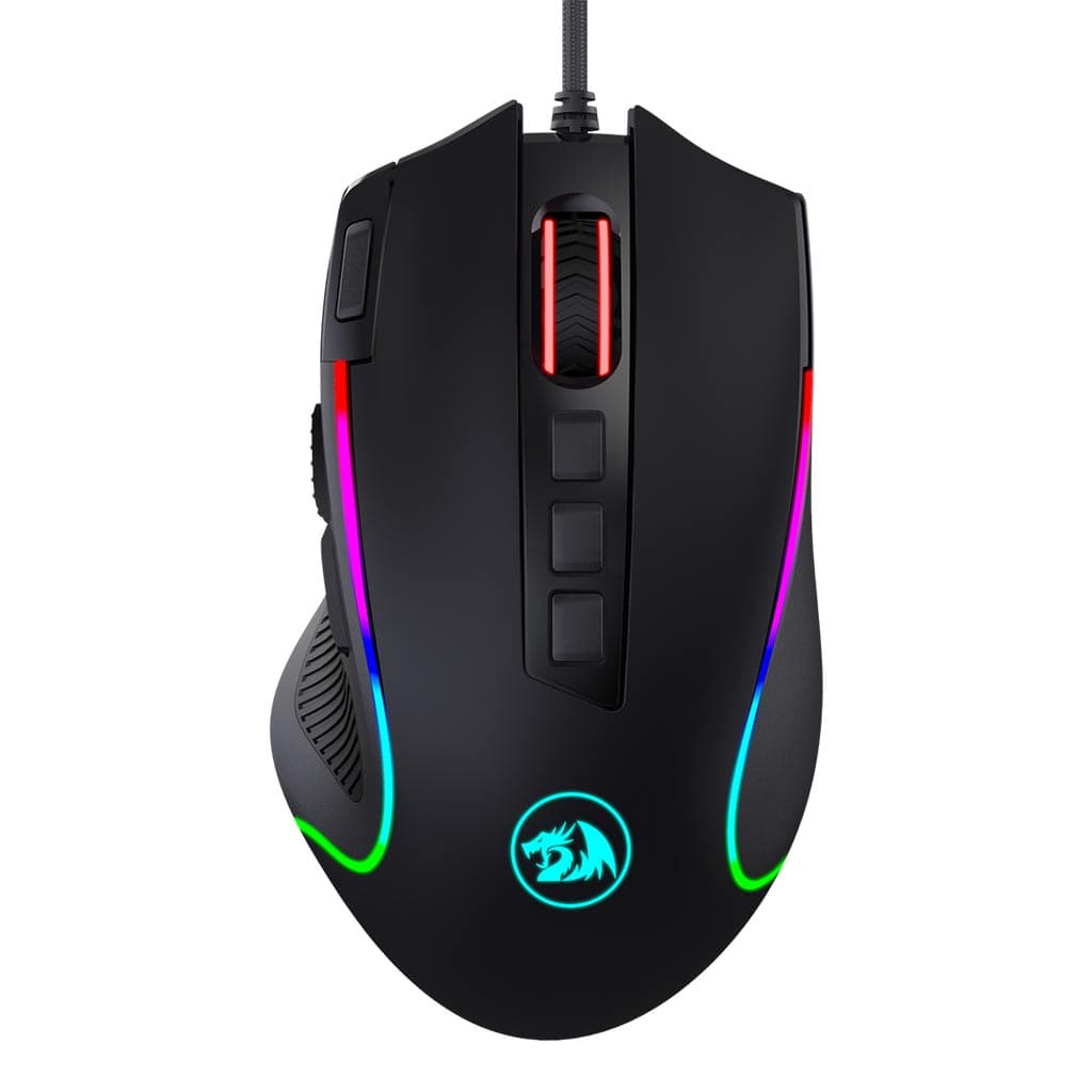 Redragon M612 Predator 8000 DPI RGB Gaming Mouse - top- view