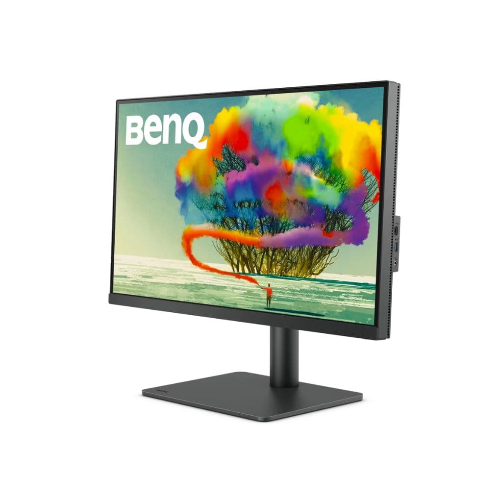 Benq PD2705u 4k monitor - side view