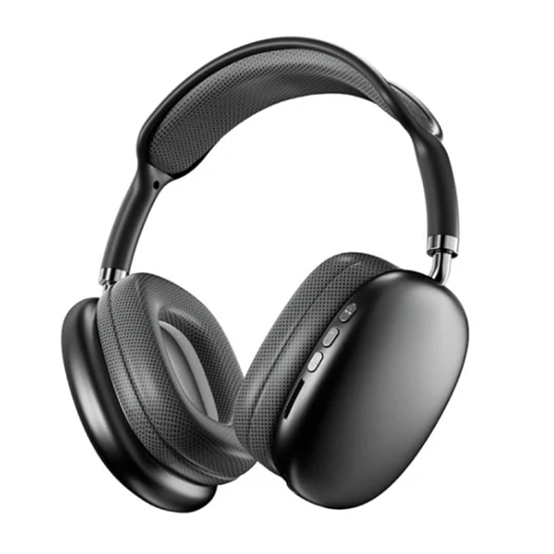 black p9 bluetooth wireless headphone