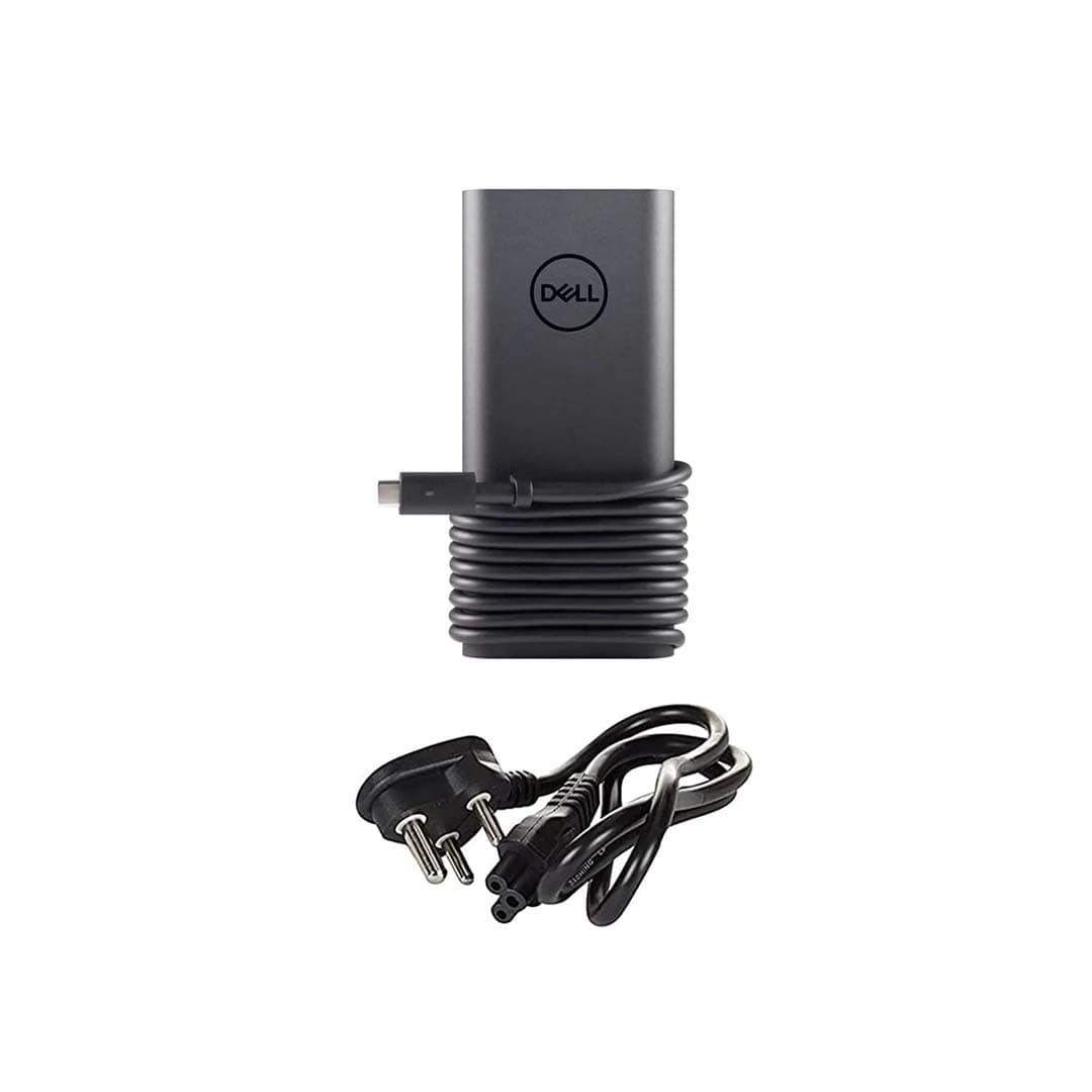 Dell Original 90W USB Type C(USB-C) AC Power Adapter for XPS , Precision , Latitude Brand Dell Product Type Computer Accessories Connector Pin Type USB-C power adapter - external DC Output 5V/9V/15V/20V–3A/3A/3A/4.5A,90W USB-C tip Output Power 90W DC Connector Type: USB-C Type-C Amperage 4.5 Amps Operating Frequency 50-60Hz Product Color Black Cable length 1.5 m Compatible Brand Dell Number of Ports 1 Compatibility Model Latitude 3400 ,Latitude 5401 , Latitude 3500 , Latitude 5500 , Latitude 389 2-in-1 , Latitude 5501 , Latitude 5300 , Latitude 7300 , Latitude 5300 2-In-1 , Latitude 7400 ,Latitude 5400, Latitude 7400 2-In-1 , Latitude 5400 Chrome , Precision 3540 Power Input 100V – 240V~1.5A Short Circuit Protection Yes Dimension (WXDXH) 9mm x 3mm x 6mm Package Dimensions ‎24.4 x 19.2 x 7.4 cm Included Components AC Adapter Body Material Plastic Weight 322g Included Components AC Adapter Body Mounting Type Wall Mount Feature Lightweight Design, Short Circuit Protection, Fast Charging Warranty 1 Year Warranty on Manufacturing Defects Ref : Link Link