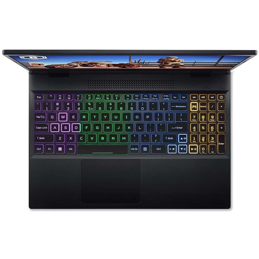acer nitro v gaming laptop top-view