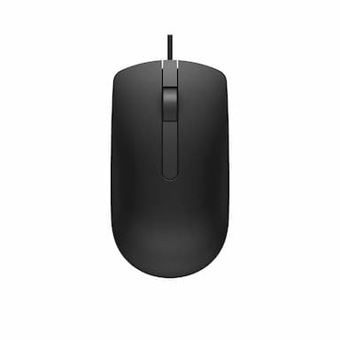 dell ms116 mouse top-view
