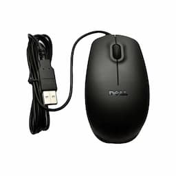 dell mouse with cable top-view