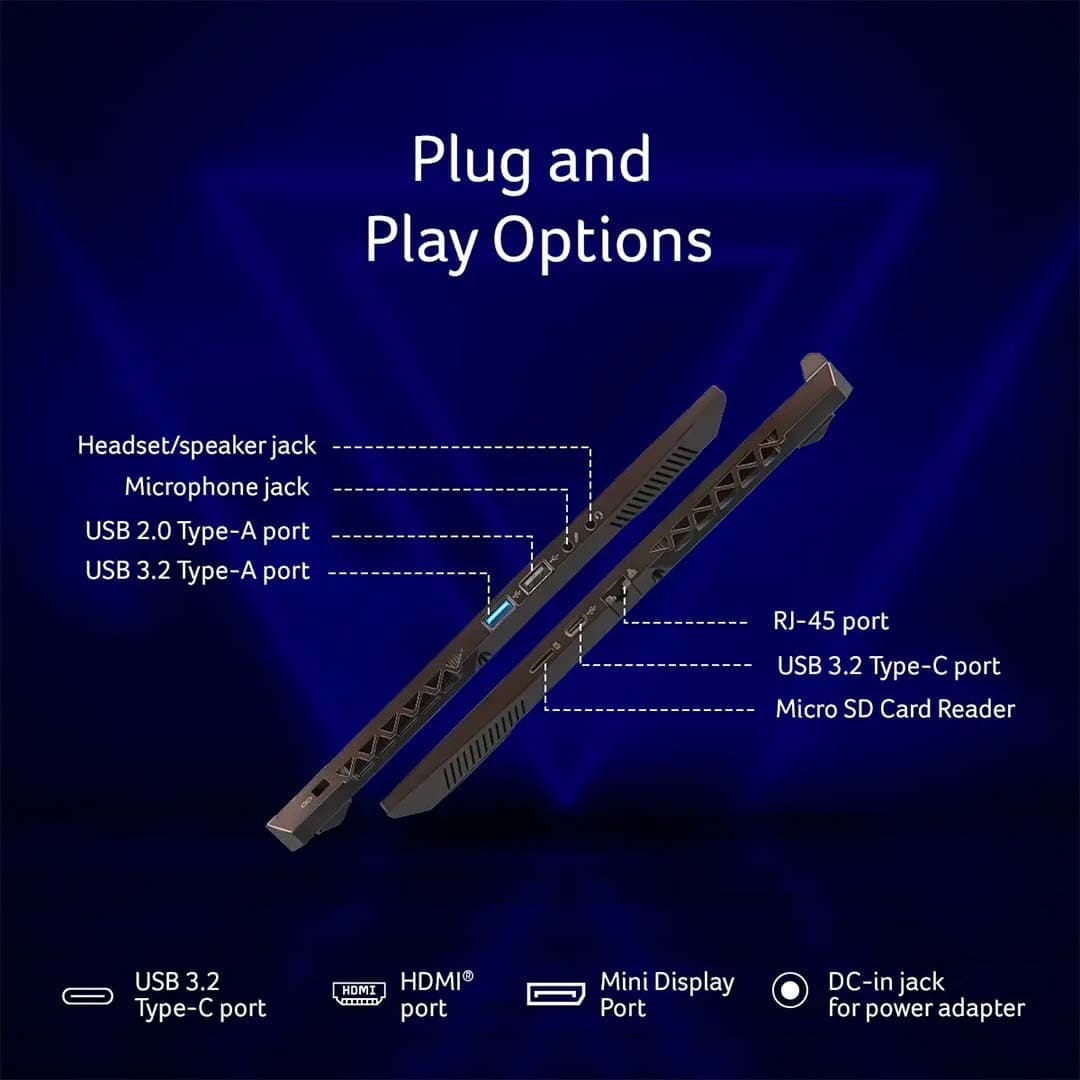 acer aspire-7 ports view