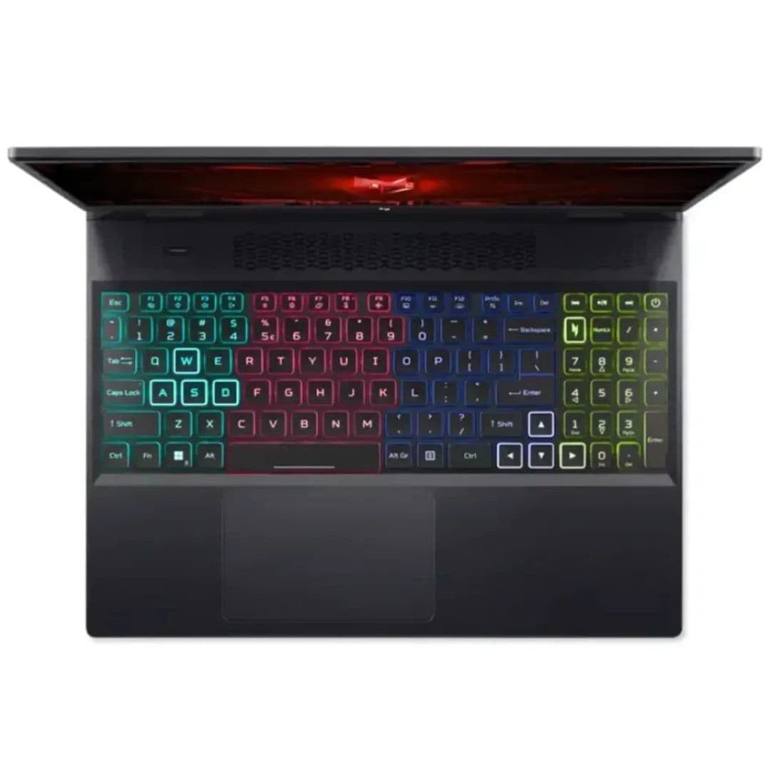 acer nitro 16 gaming top view