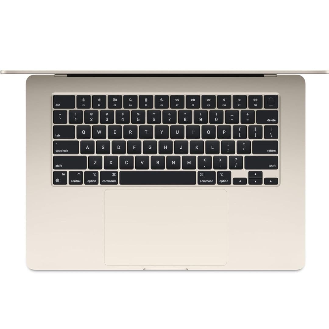 apple macbook air top view