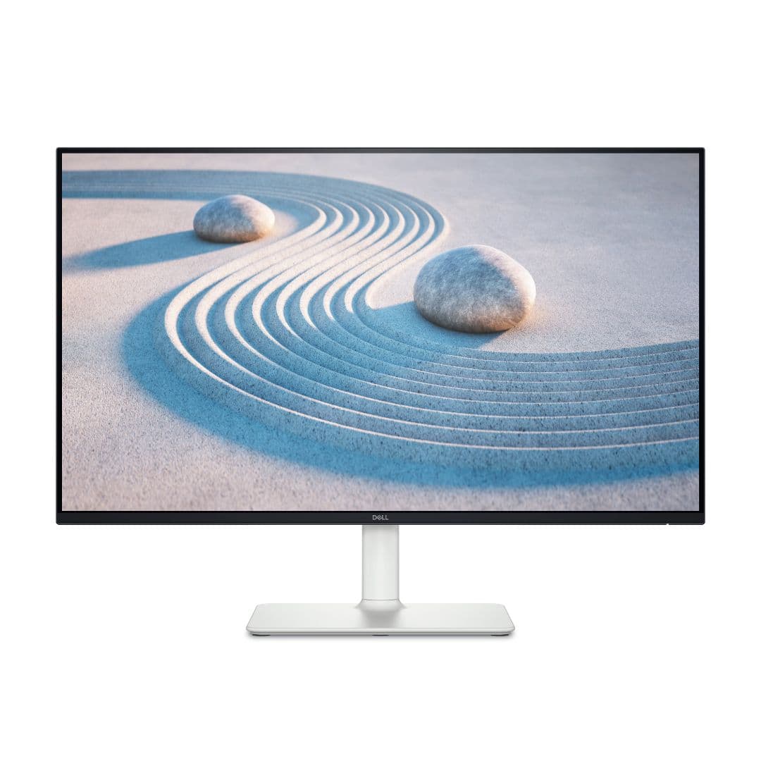dell 27 qhd monitor front view