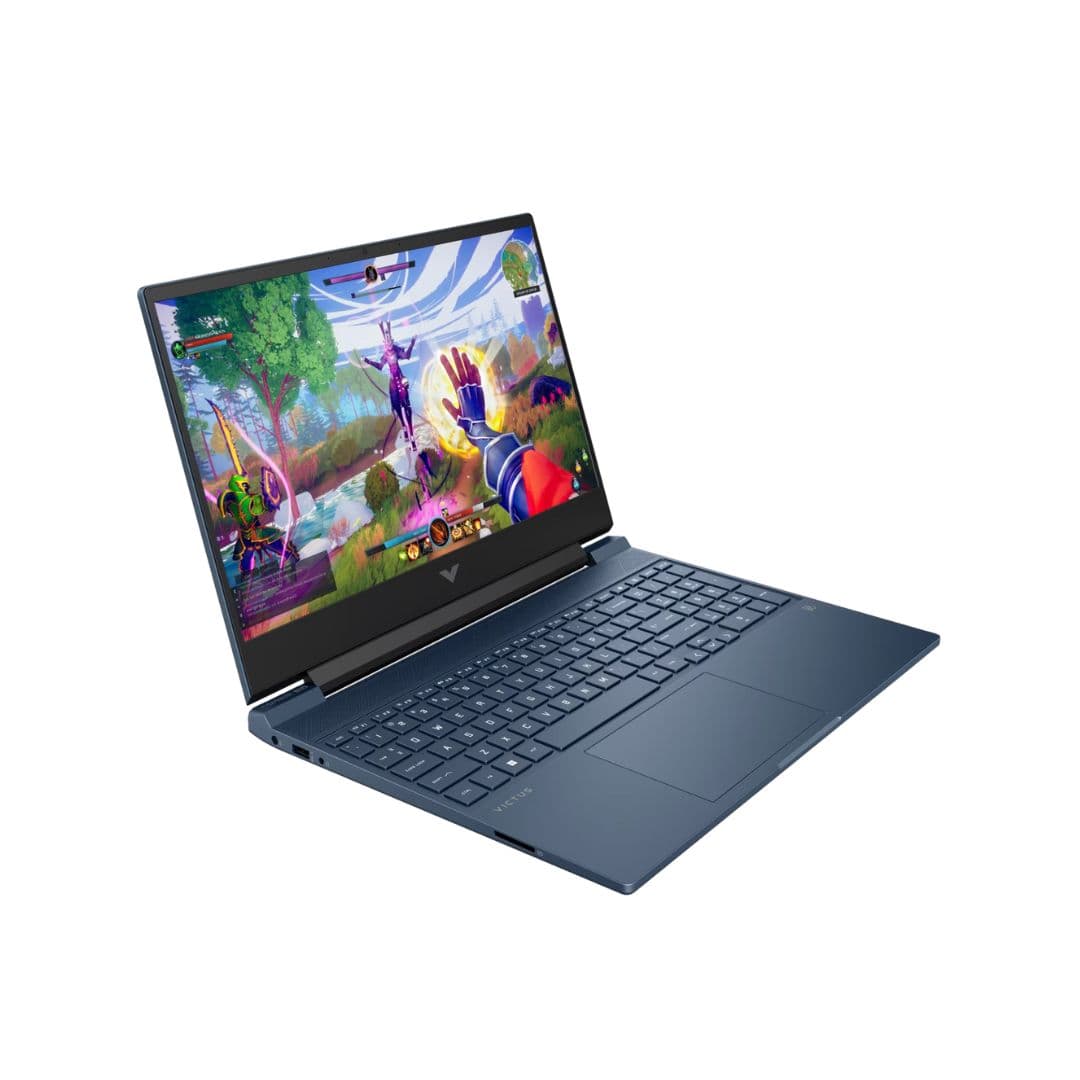 hp victus 15 gaming left view