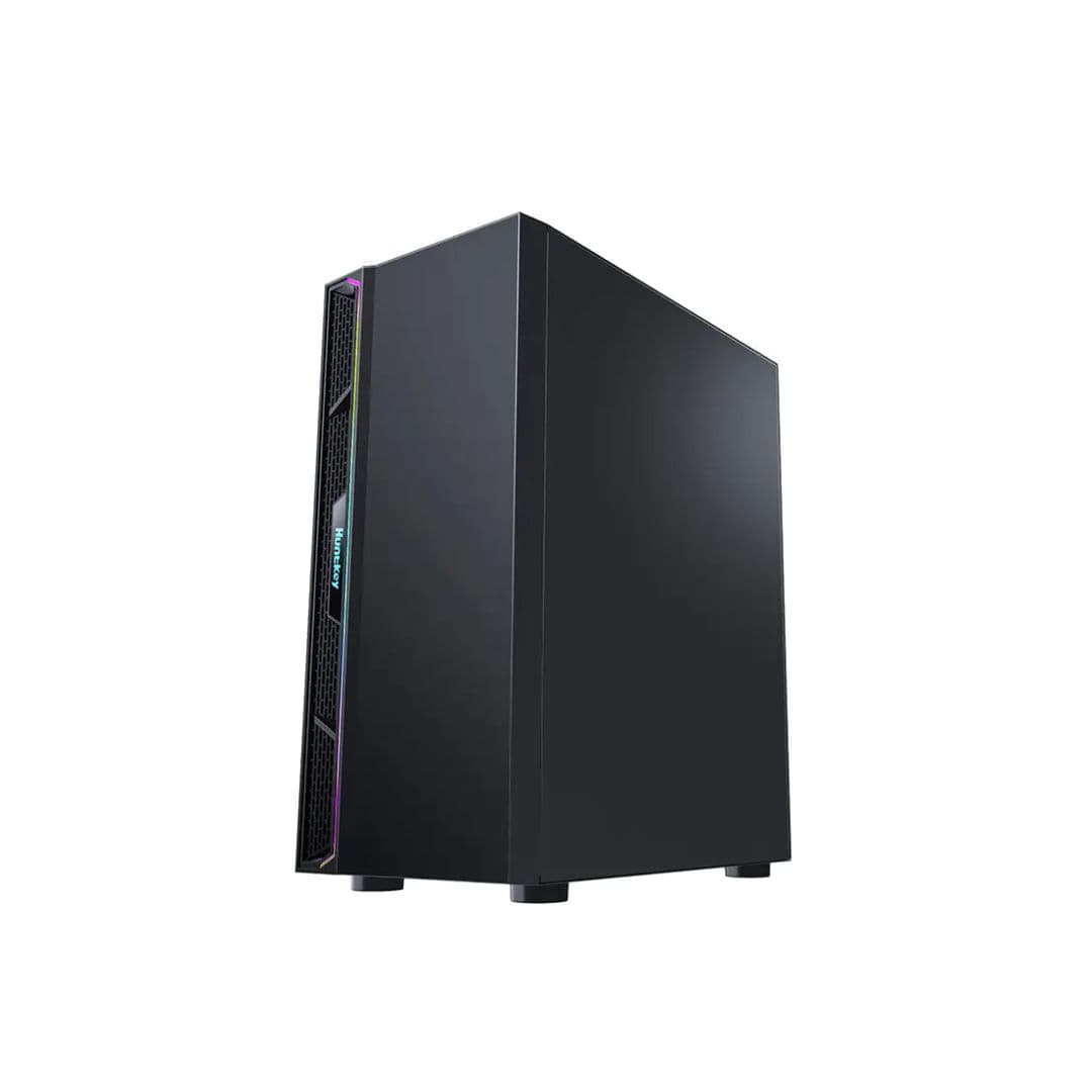 huntkey pc case back side view