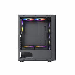 huntkey pc case back view