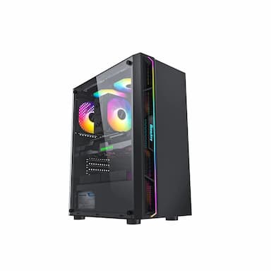 huntkey pc case side view