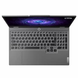 lenovo loq 15 gaming laptop top view