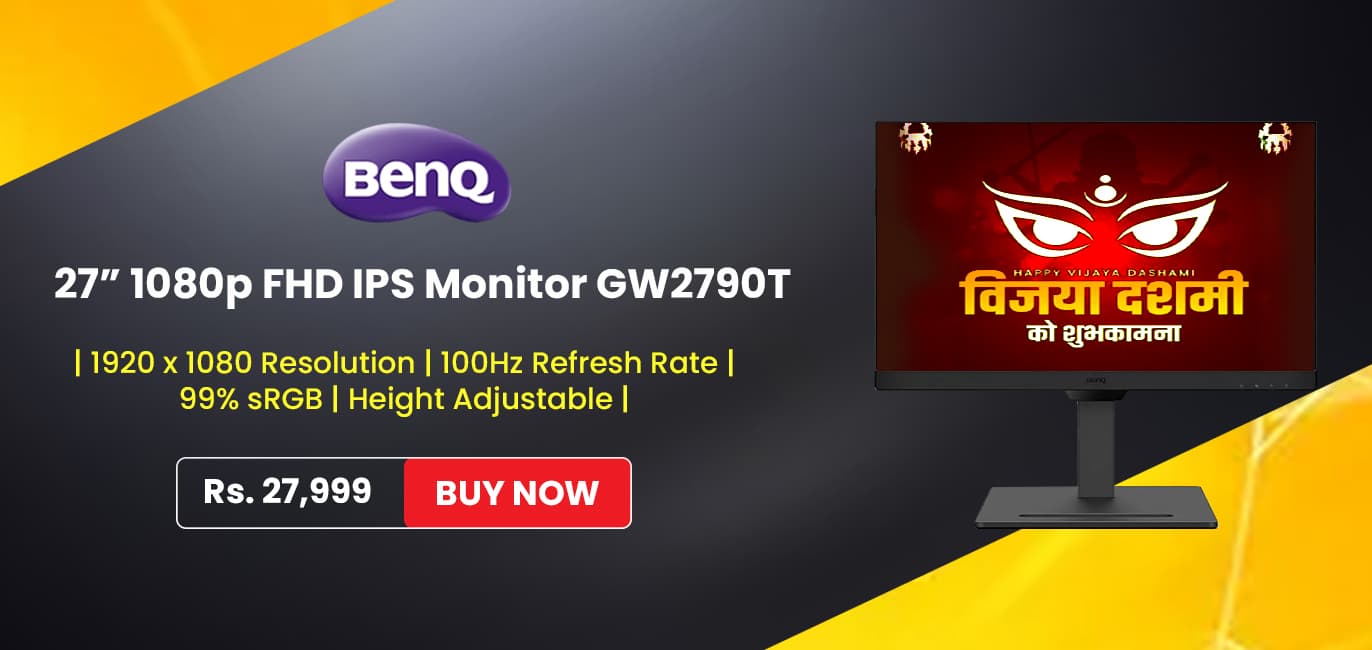 benq monitor feature banner at infotechs nepal