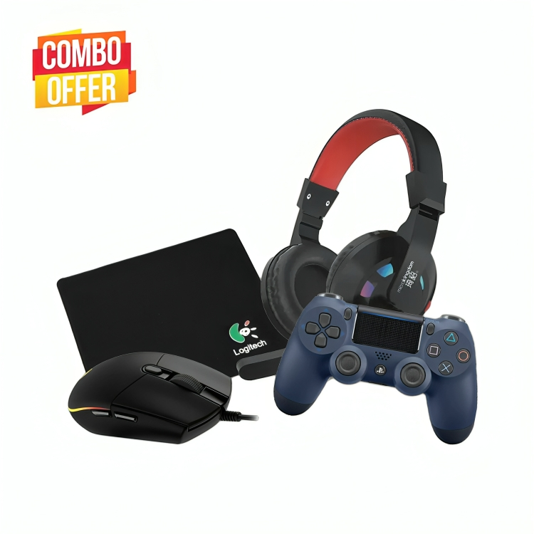 headset mouse gaming combo set