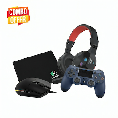 headset mouse gaming combo set