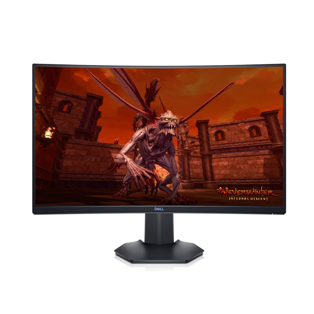 dell 27 inch curved gaming monitor front view