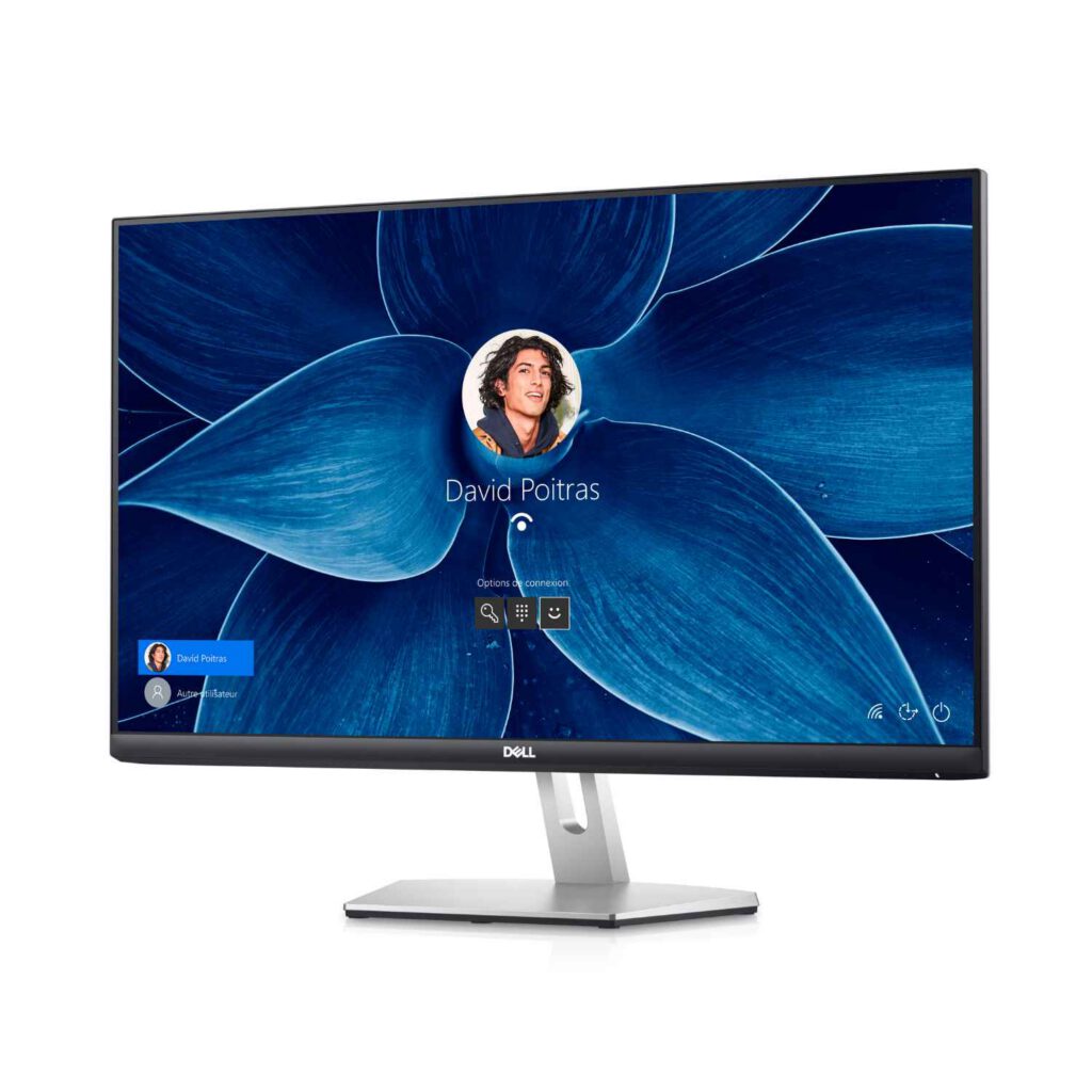 dell 27 inch monitor s2721hn right side view