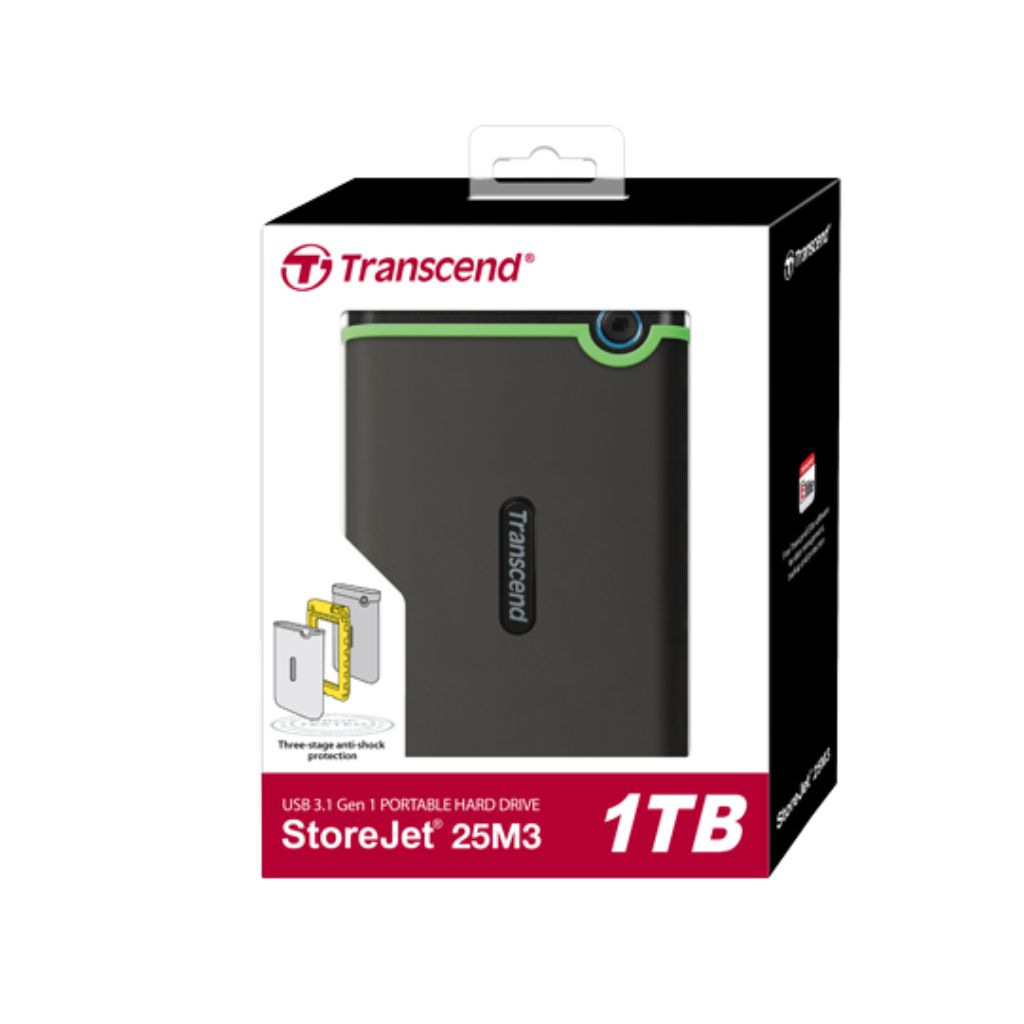 transcend 1TB Storejet portable hdd
