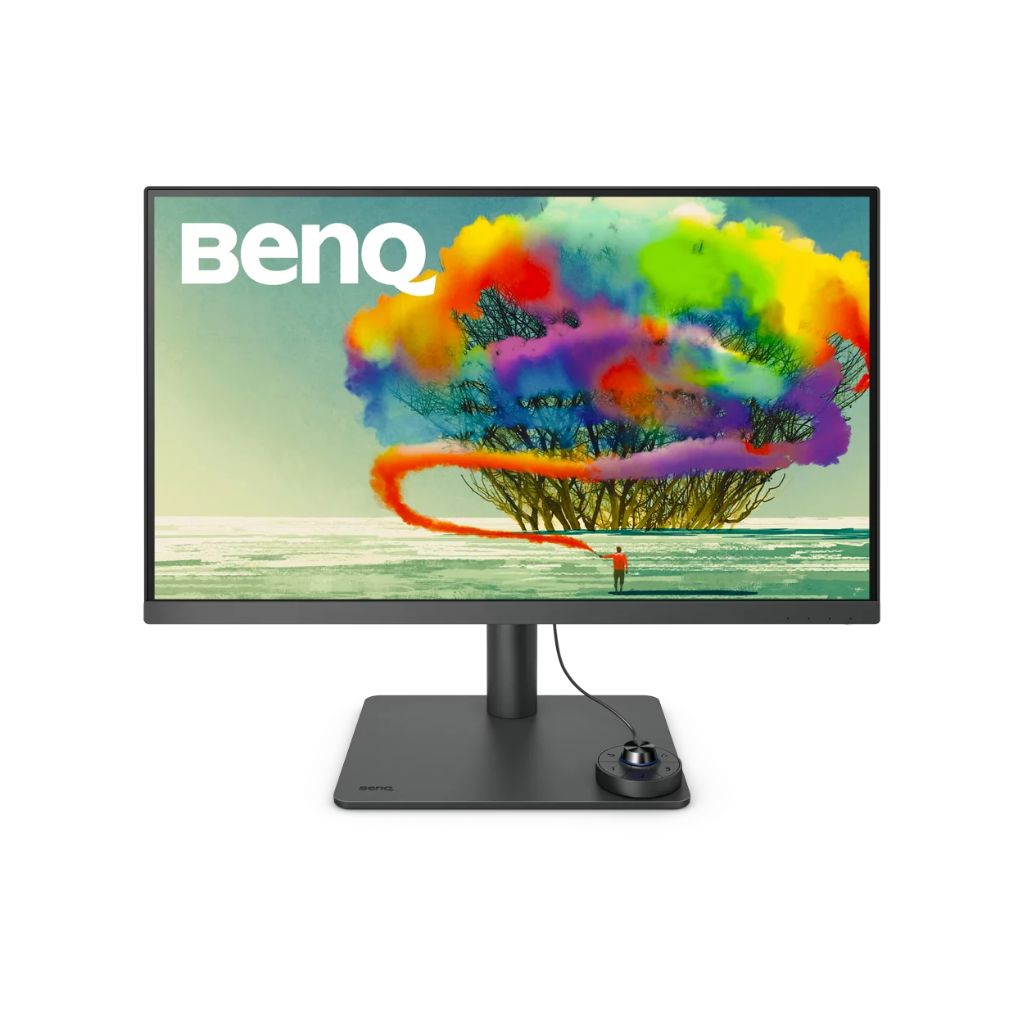 benq pd2705u 4k 27 inch front view