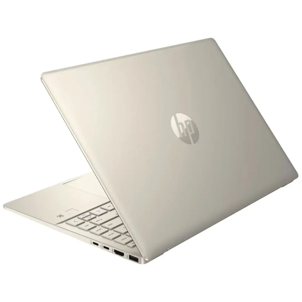 hp pavilion 14 plus core i5 12th gen backside view