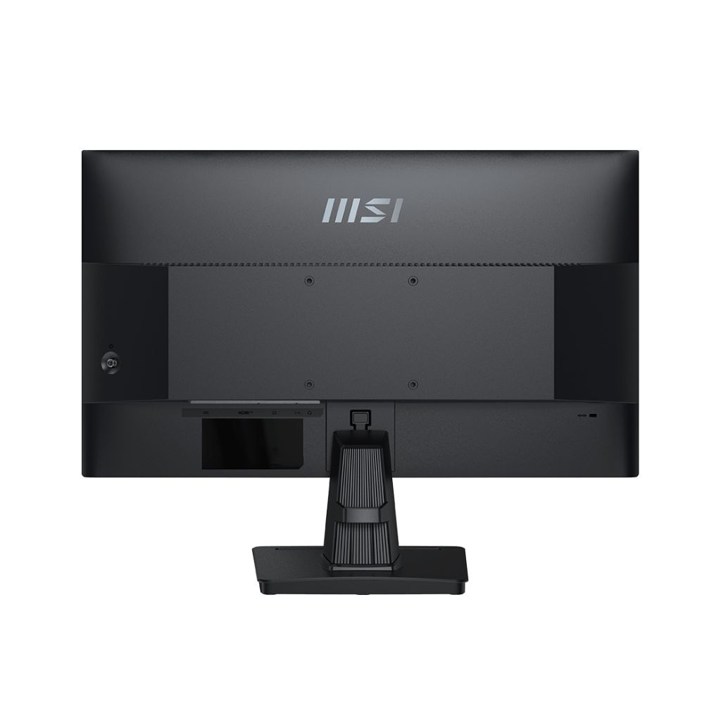 msi pro mp251 monitor back panel view