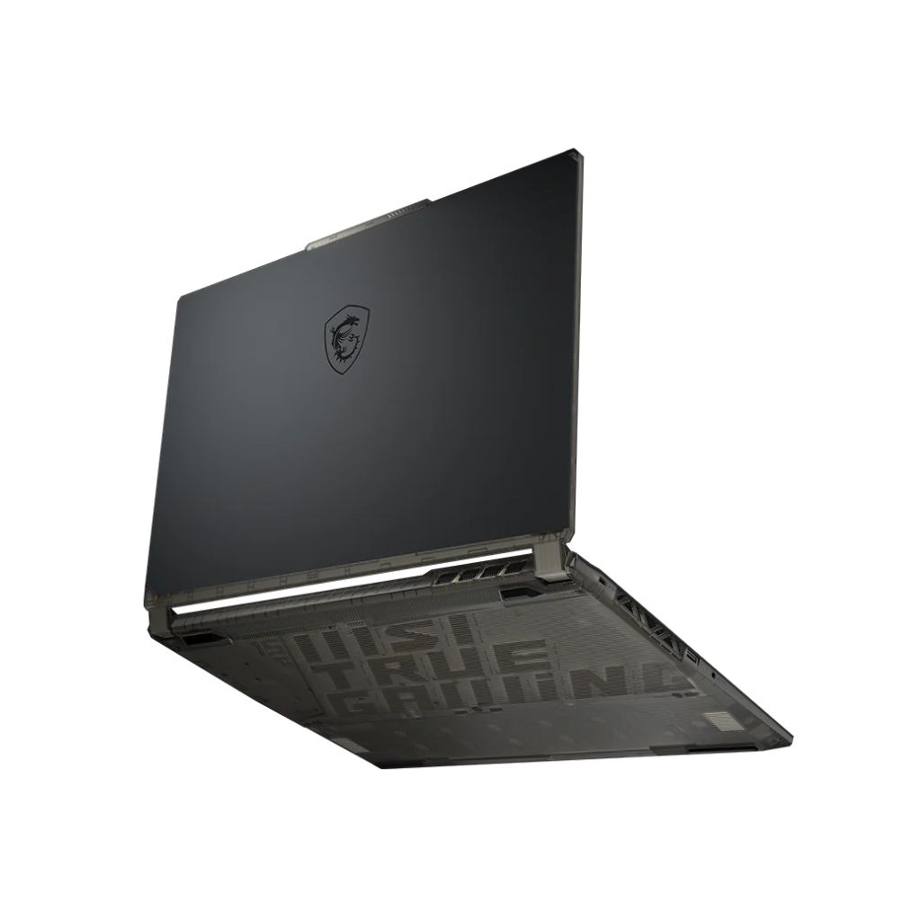 msi cyborg 15 ai a13vek core ultra 7 14th gen back view
