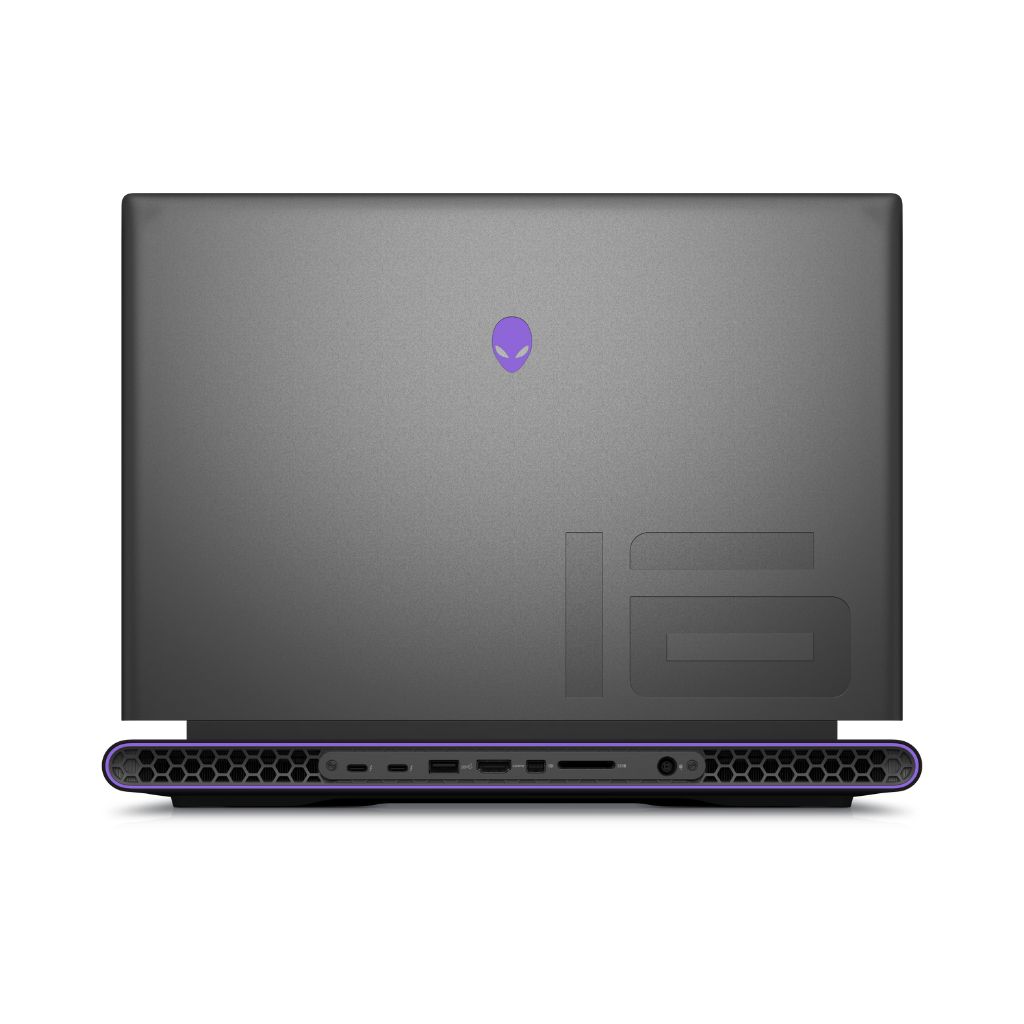 dell alienware m16 core i7 13th gen back view