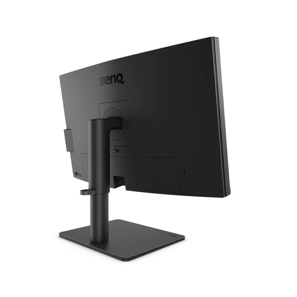 benq pd2705u 4k left back view
