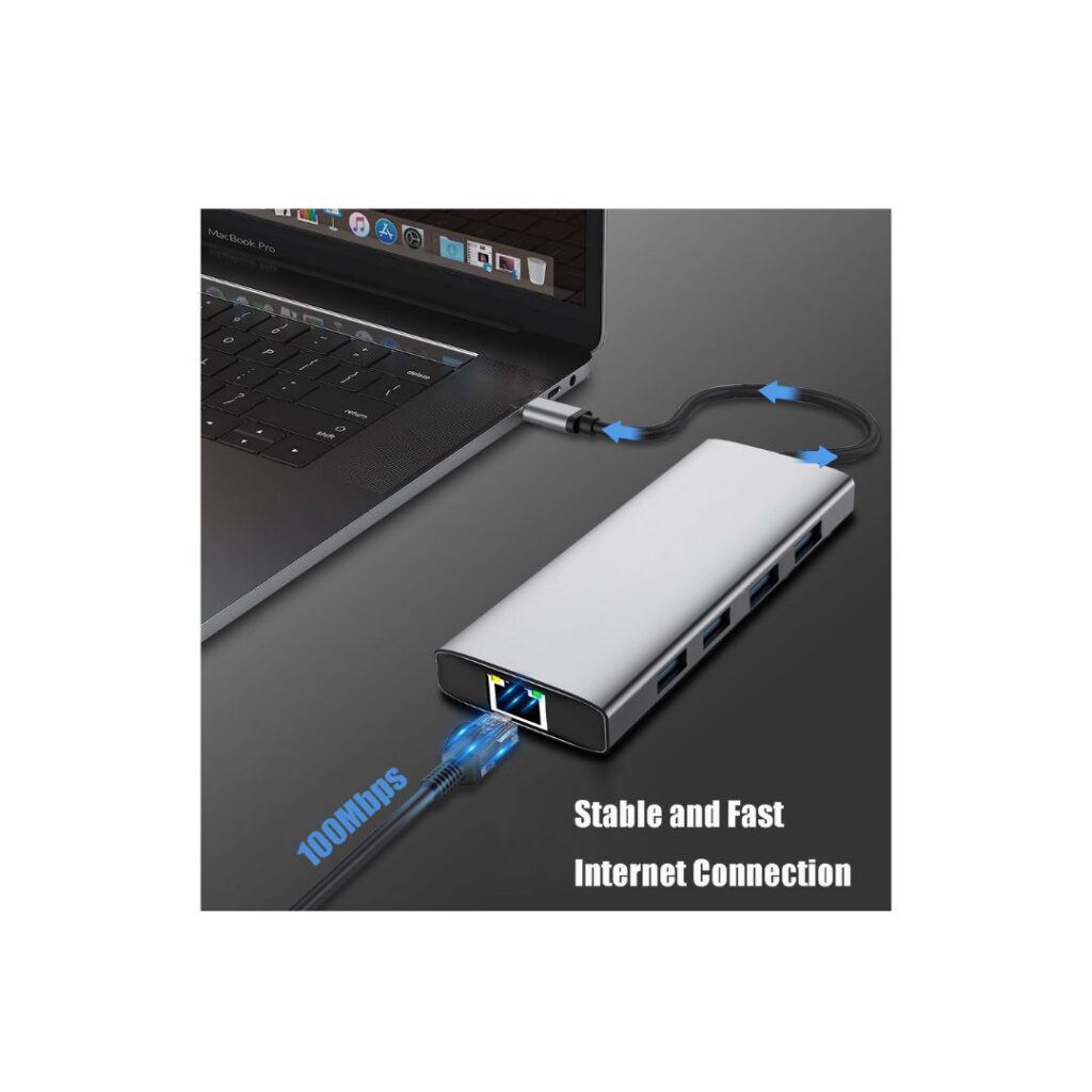 usb c hub 8 in 1 speed