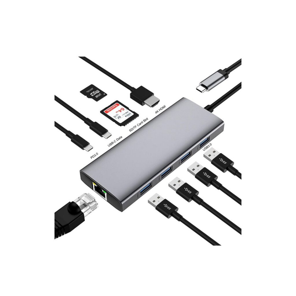 usb c hub 8 in 1 compatible ports
