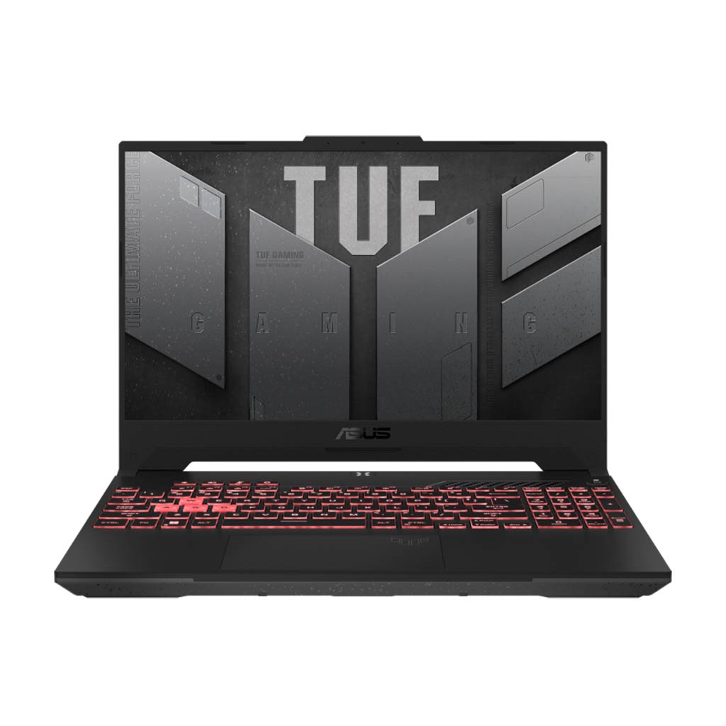 asus tuf gaming a15 front view