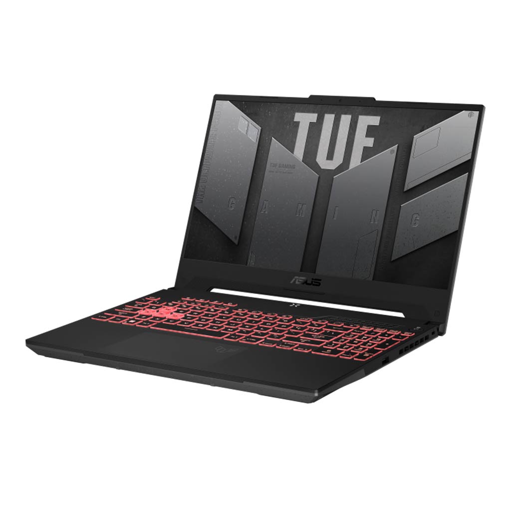 asus tuf a15 ryzen 7 8gb ram right side view