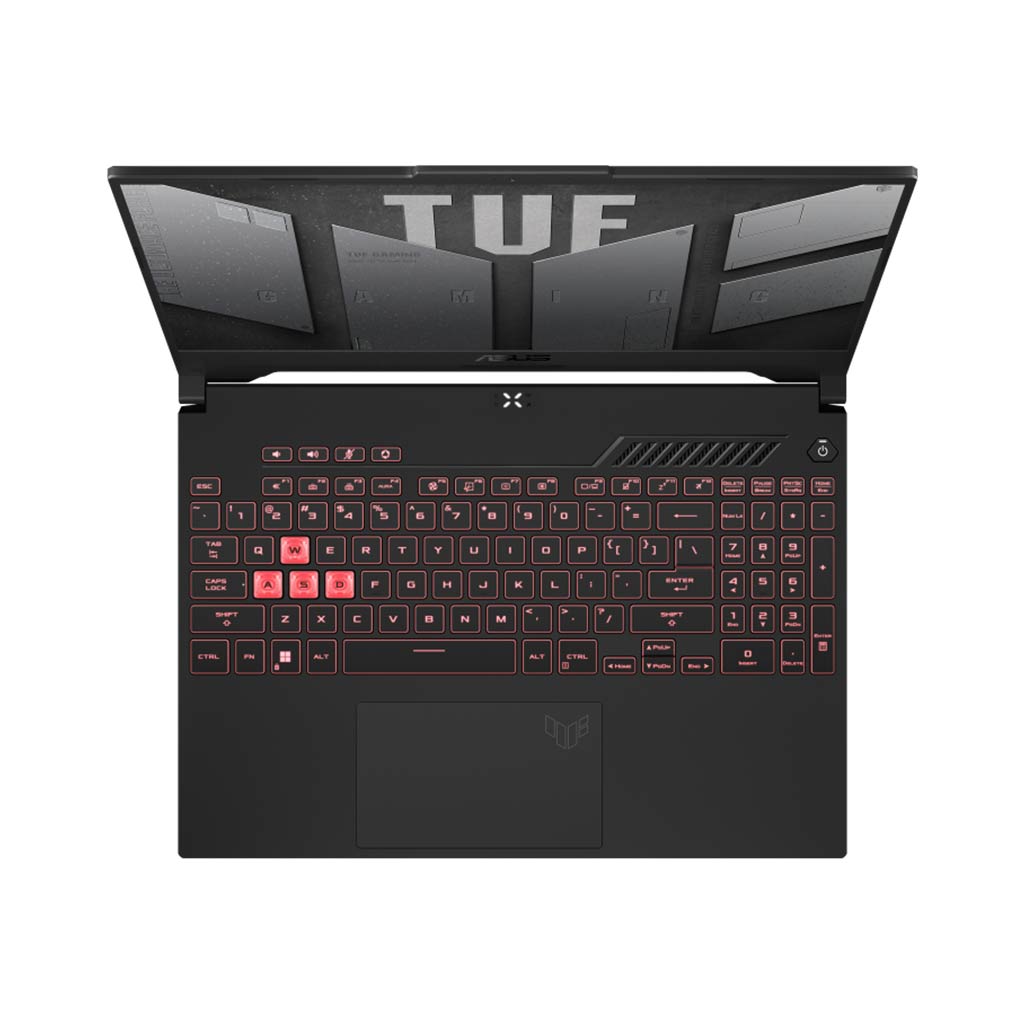 asus tuf gaming a15 top view