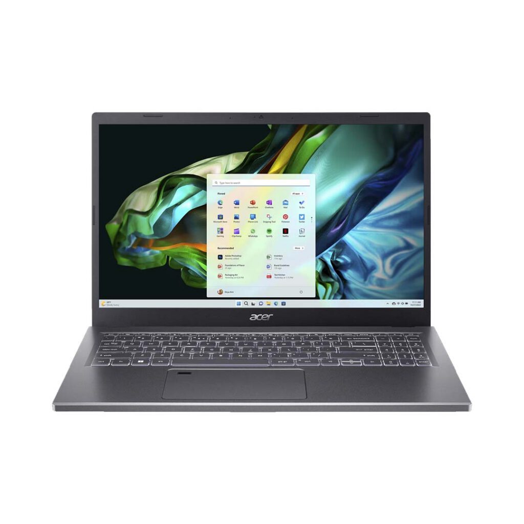 acer aspire 5 15 core i5 12th gen front view