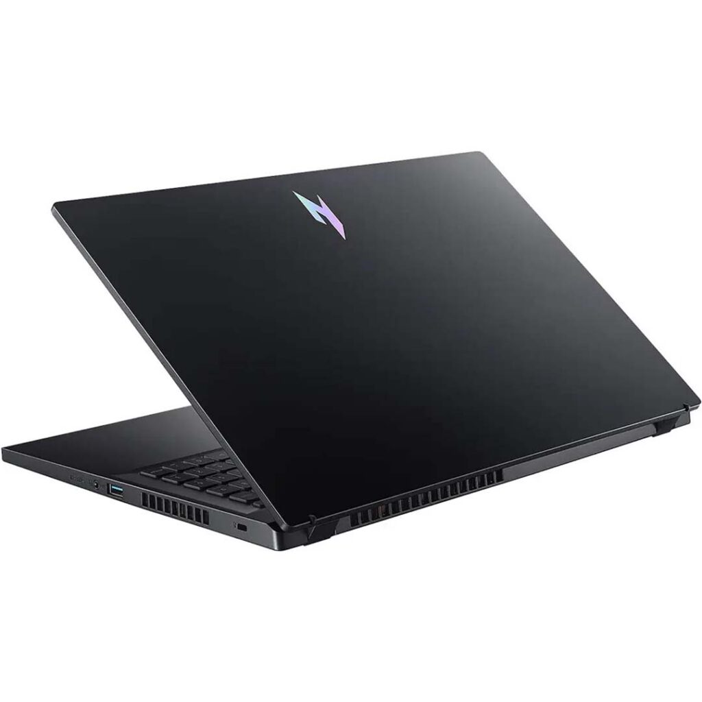 acer nitro v15 gaming laptop back side view