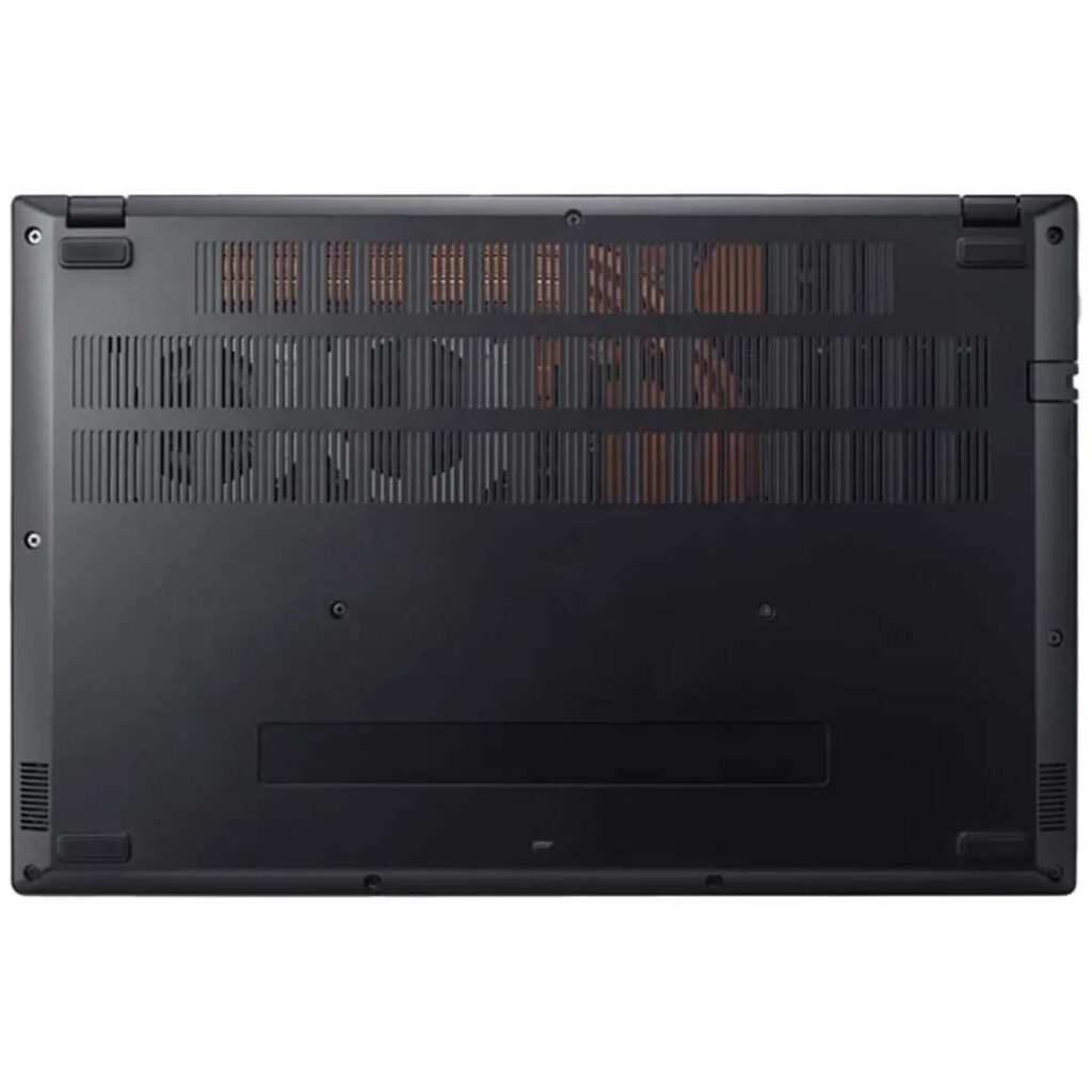 acer nitro v15 gaming ryzen 5 back view