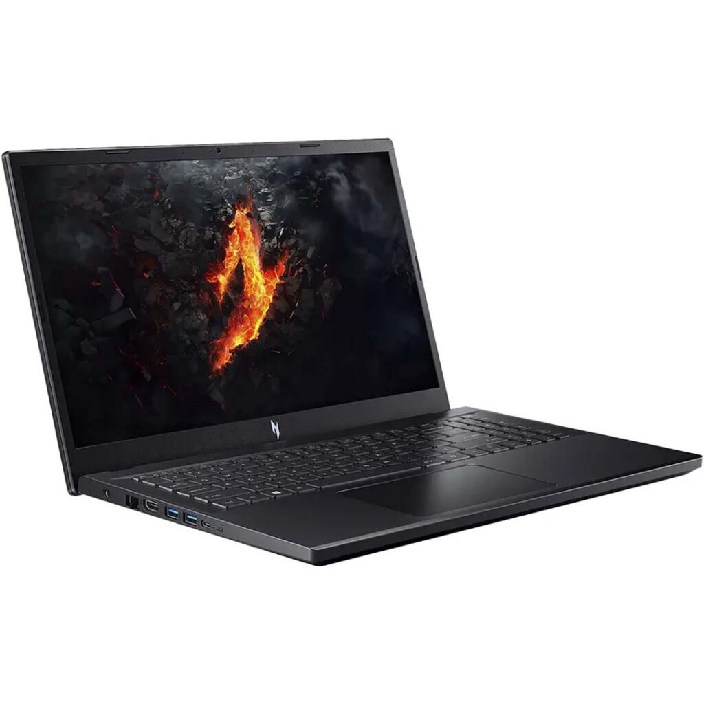 acer nitro v15 gaming ryzen 5 left view