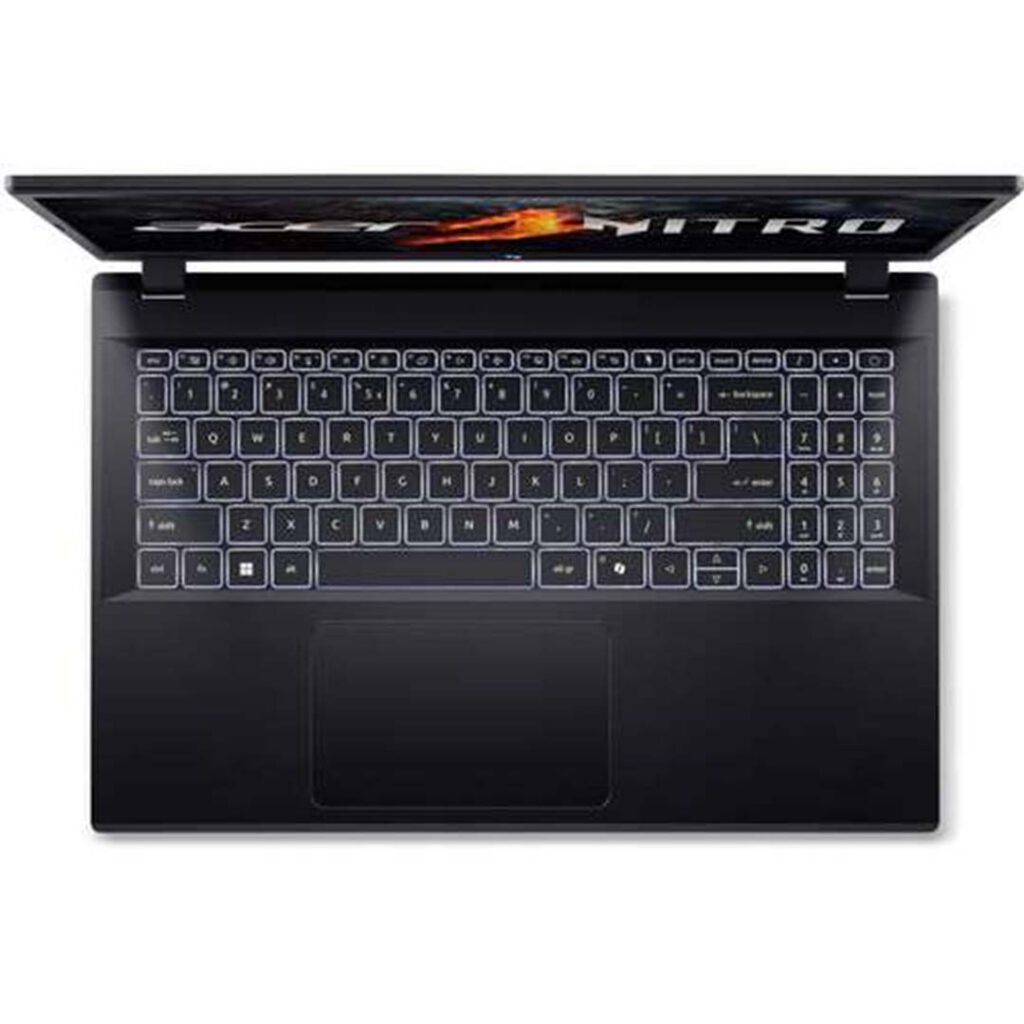 acer nitro gaming ryzen 5 top view