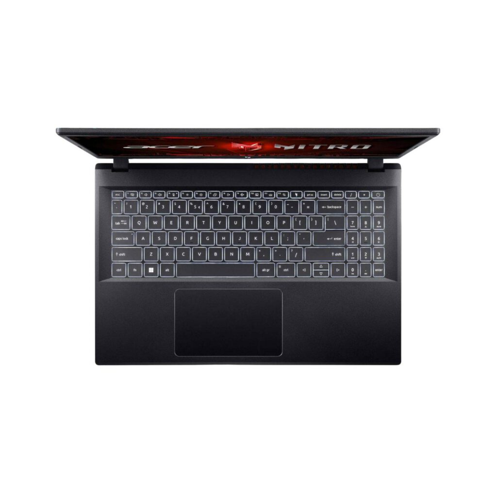 acer nitro v15 core i5 13th gen top view