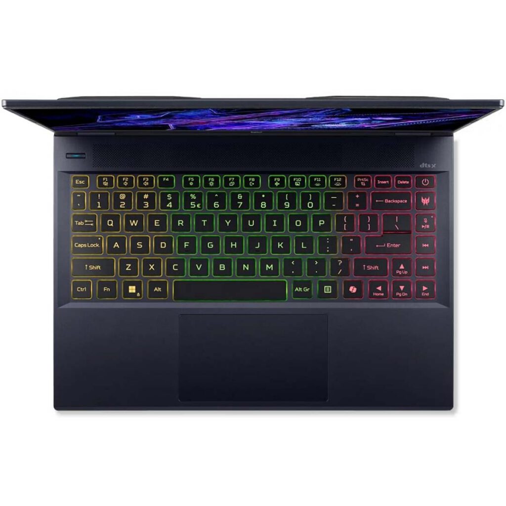 acer predator helios neo 14 core ultra 7 top view