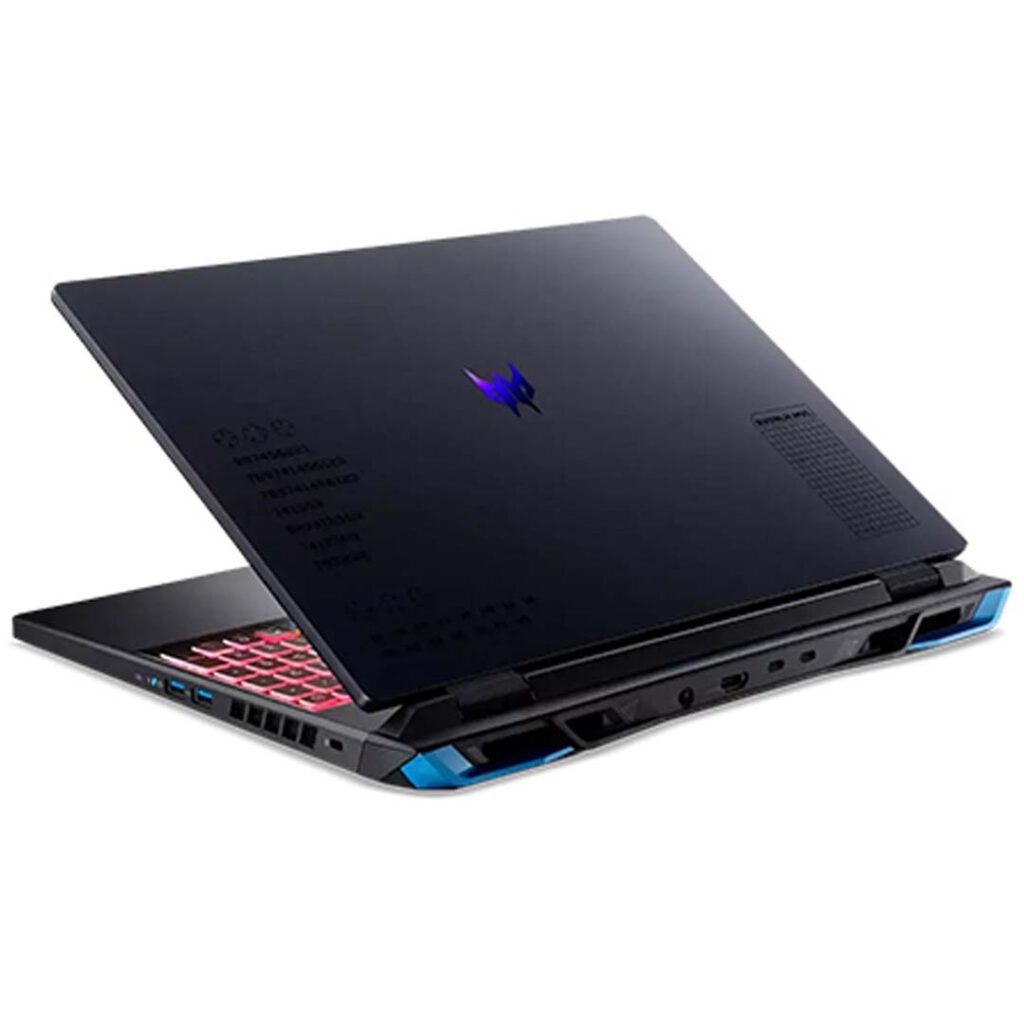 acer predator helios neo 16 core i9 right back view