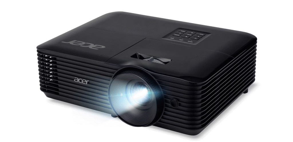 acer x1126ah projector 4000 lumens front side view