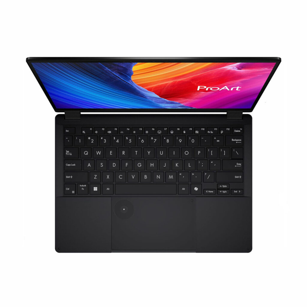 asus proart px13 oled top view