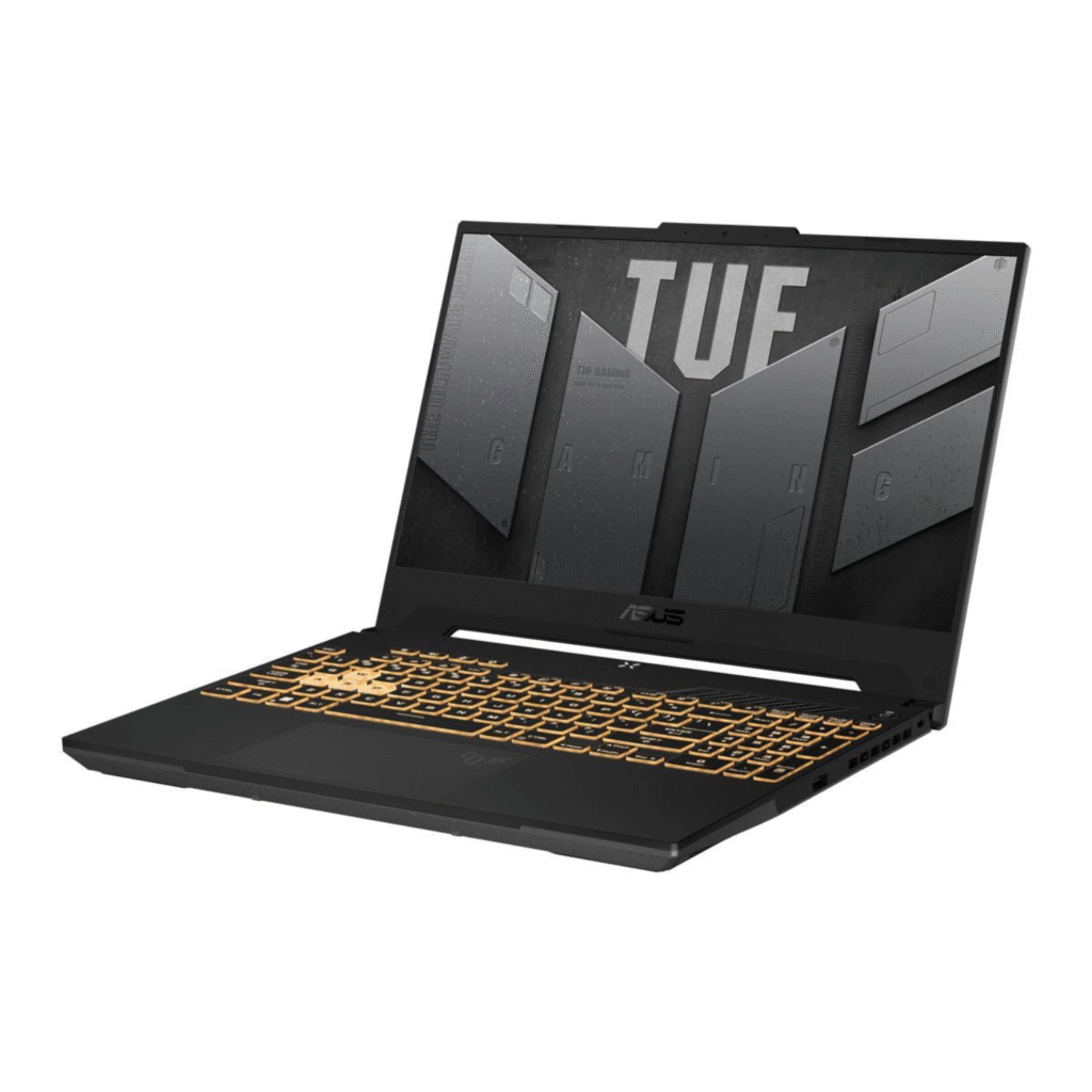 asus tuf gaming f15 core i7 right view
