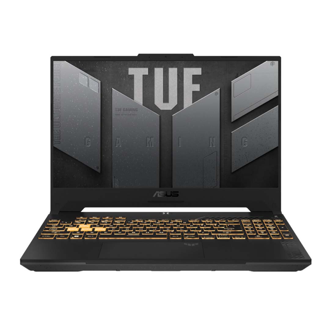 asus tuf gaming a15 ryzen 7 front view