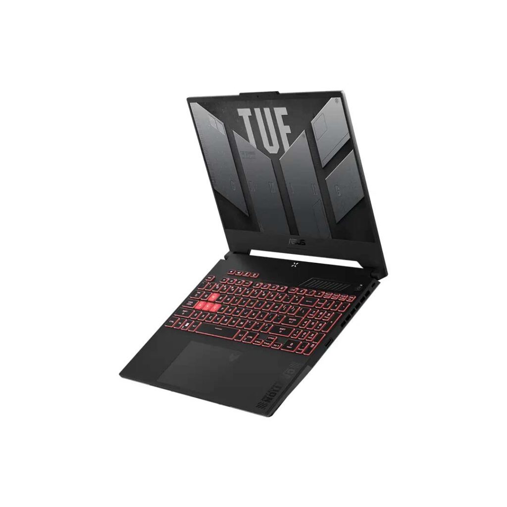 asus tuf gaming a15 ryzen 7 right side view
