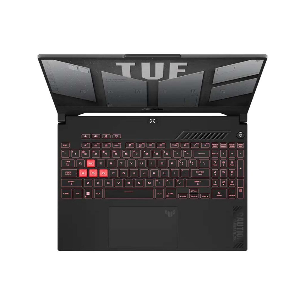 asus tuf gaming a15 ryzen 9 top view