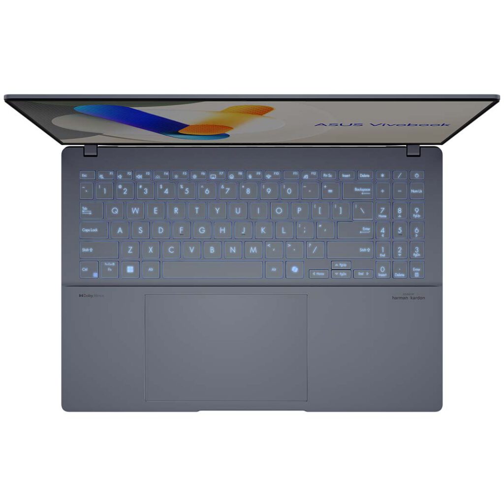asus vivobook s 16 ultra 9 14th gen top view