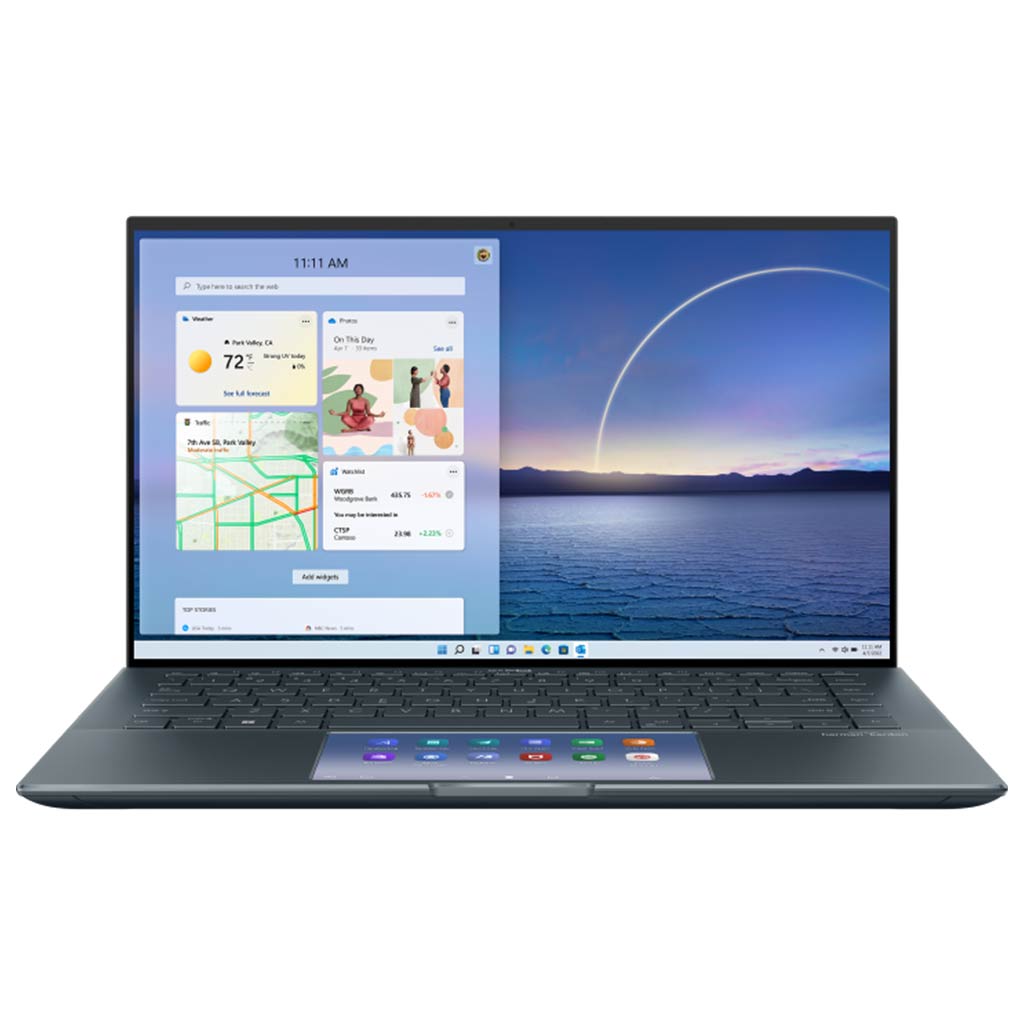 asus zenbook 14 front view