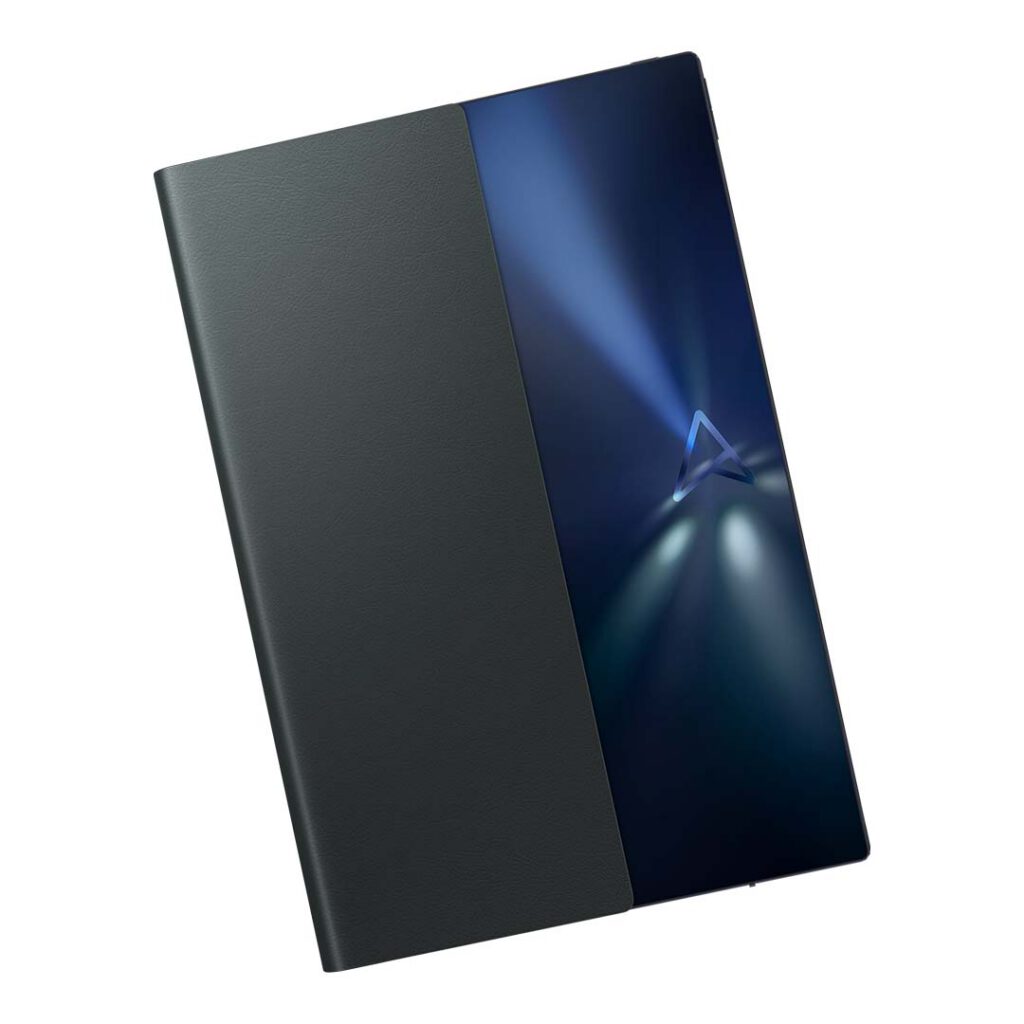 asus zenbook 17 fold oled core i7 12th gen back view